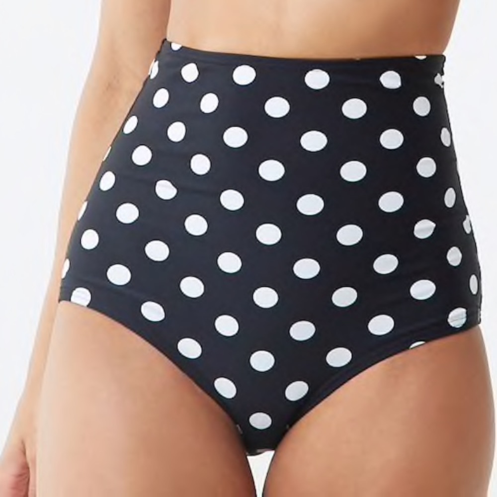 Polkadot High waist bikini bottoms